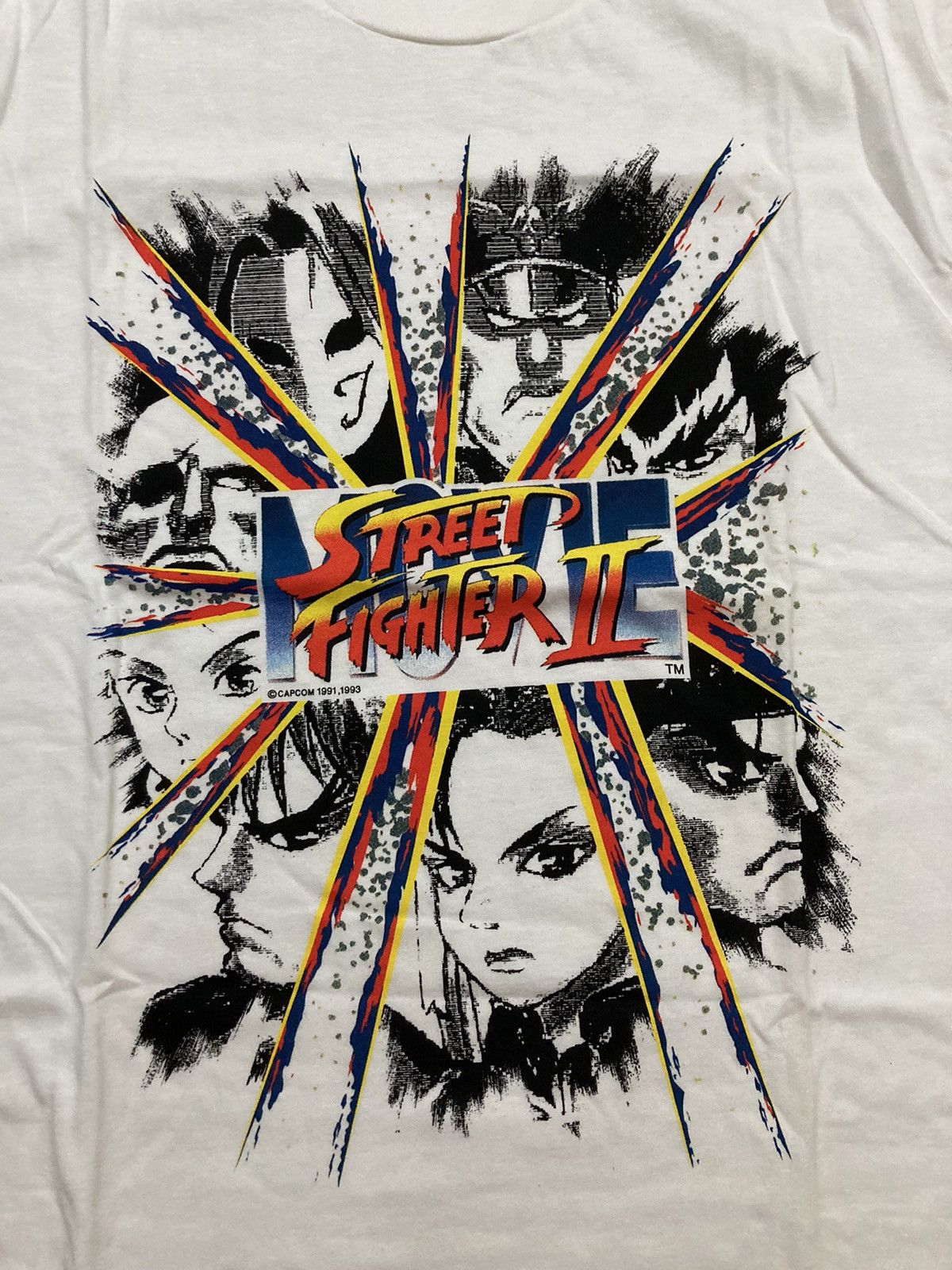 Vintage Capcom 91/93 Street Fighter t shirt