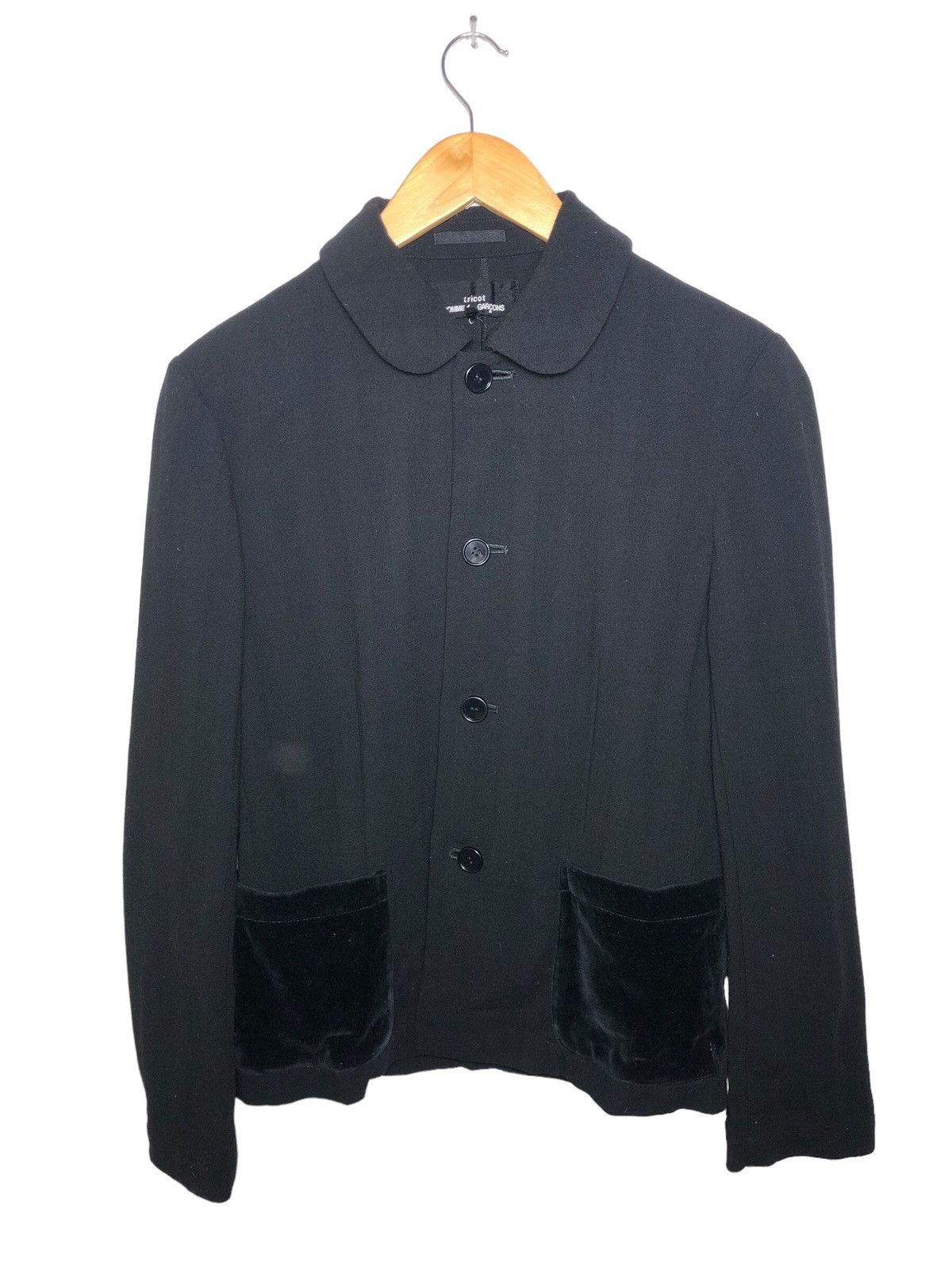 Comme des Garcons × Japanese Brand × Vintage Vintage Tricot commen des gargon button up Size S / US 4 / IT 40 - 1 Thumbnail