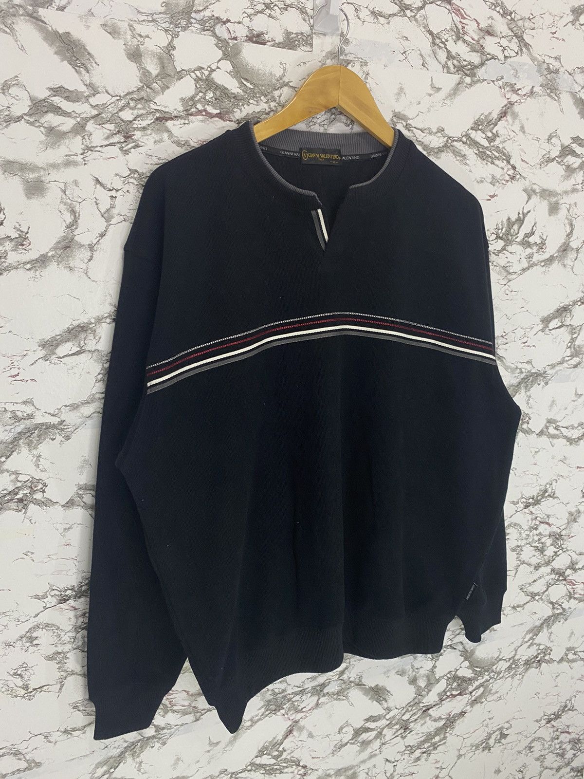 Gianni Valentino × Valentino × Vintage Gianni Valentino Lining Sweatshirt Size US L / EU 52-54 / 3 - 3 Thumbnail