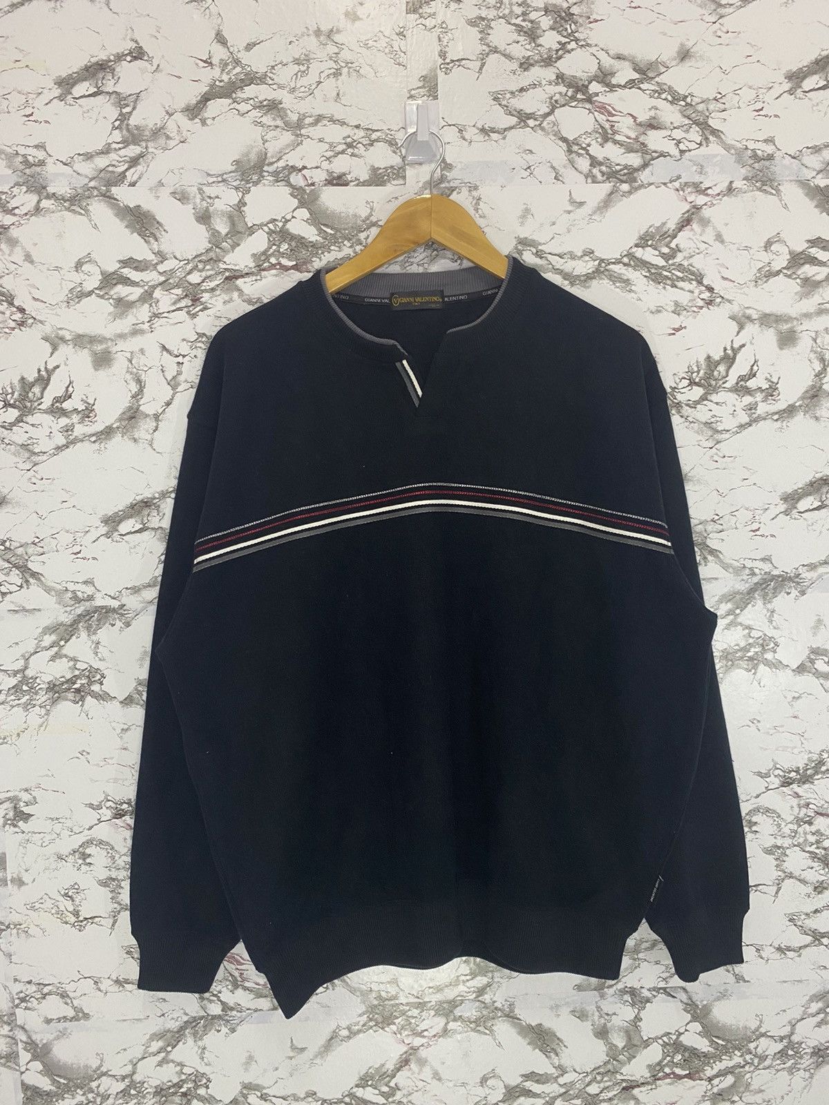 Gianni Valentino × Valentino × Vintage Gianni Valentino Lining Sweatshirt Size US L / EU 52-54 / 3 - 2 Thumbnail