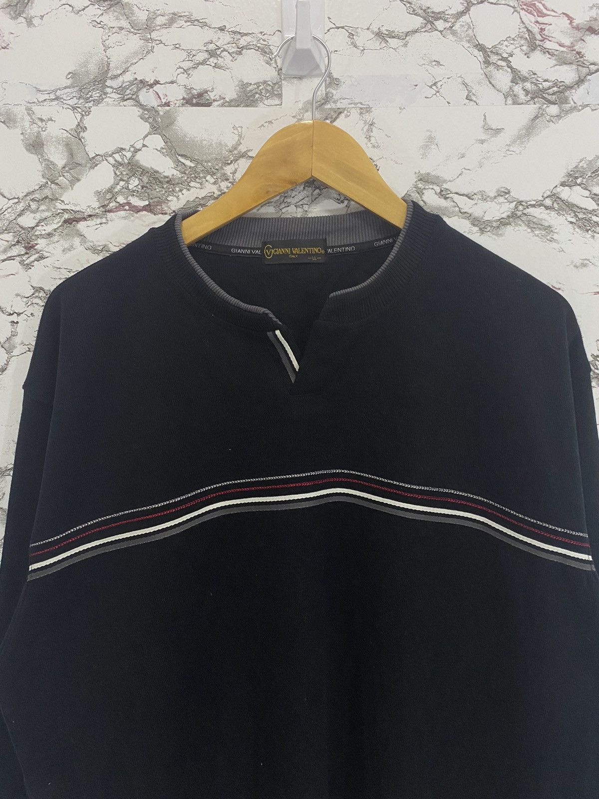 Gianni Valentino × Valentino × Vintage Gianni Valentino Lining Sweatshirt Size US L / EU 52-54 / 3 - 5 Thumbnail