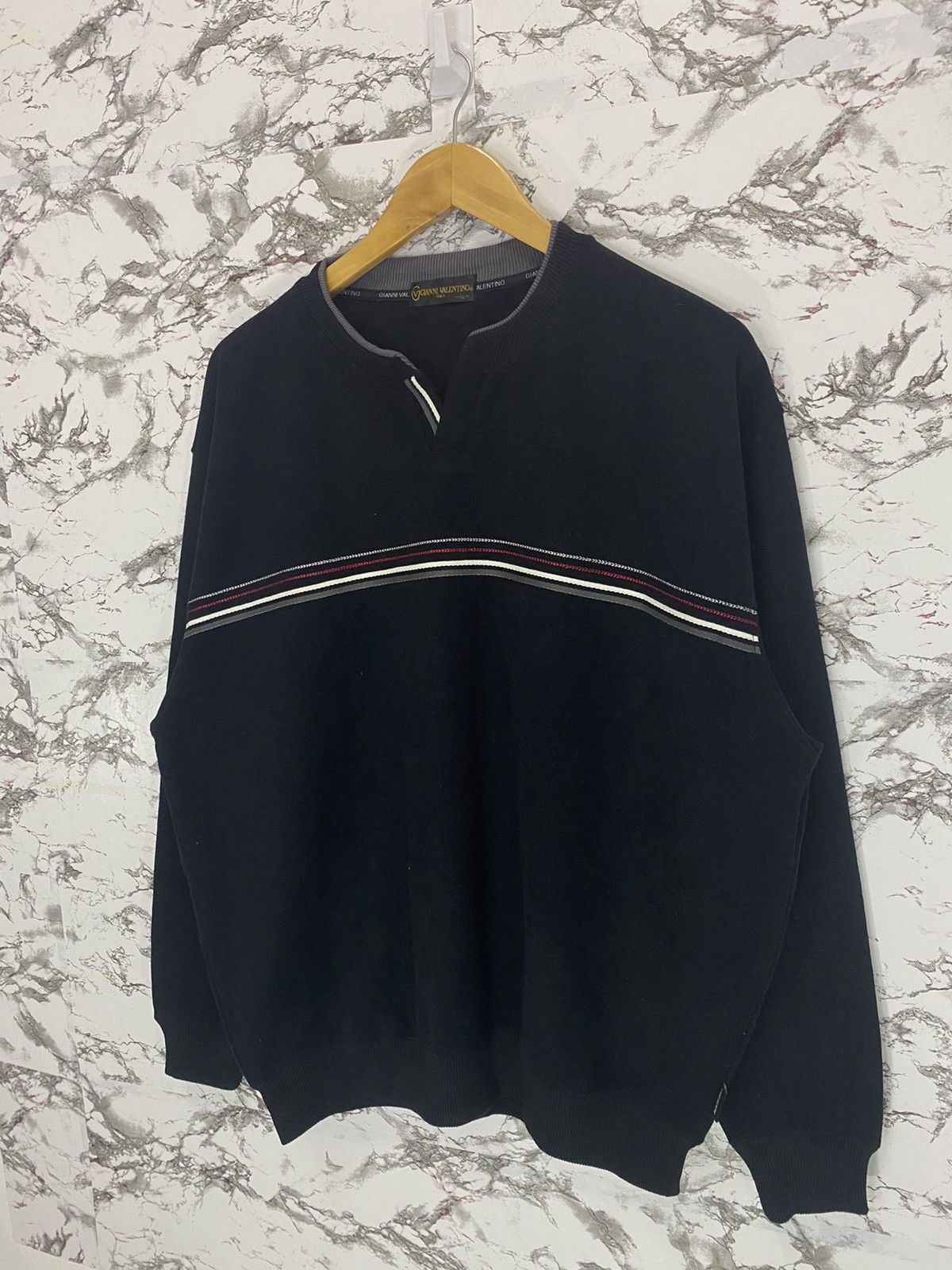 Gianni Valentino × Valentino × Vintage Gianni Valentino Lining Sweatshirt Size US L / EU 52-54 / 3 - 4 Thumbnail