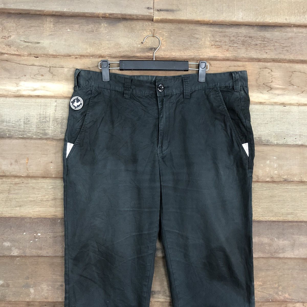 Japanese Brand DLL Kama Black Jogger Pants #c1253 Size US 35 - 2 Thumbnail