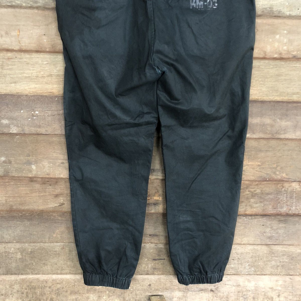 Japanese Brand DLL Kama Black Jogger Pants #c1253 Size US 35 - 11 Thumbnail