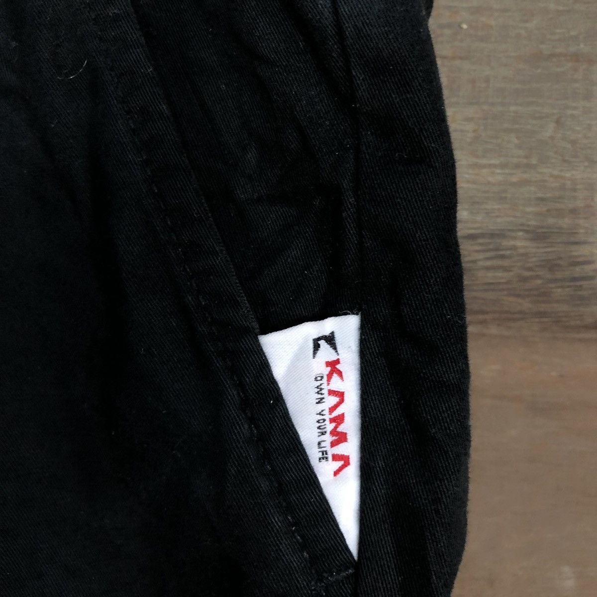 Japanese Brand DLL Kama Black Jogger Pants #c1253 Size US 35 - 5 Thumbnail