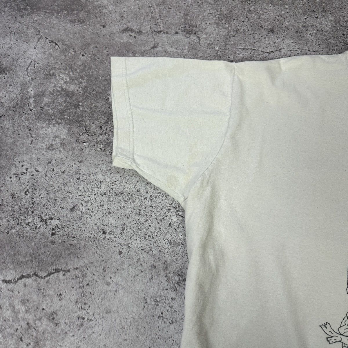 Vintage Vintage 90s BSP Flintstone Neanderthal on skate tee y2k sk8 Size US M / EU 48-50 / 2 - 6 Thumbnail