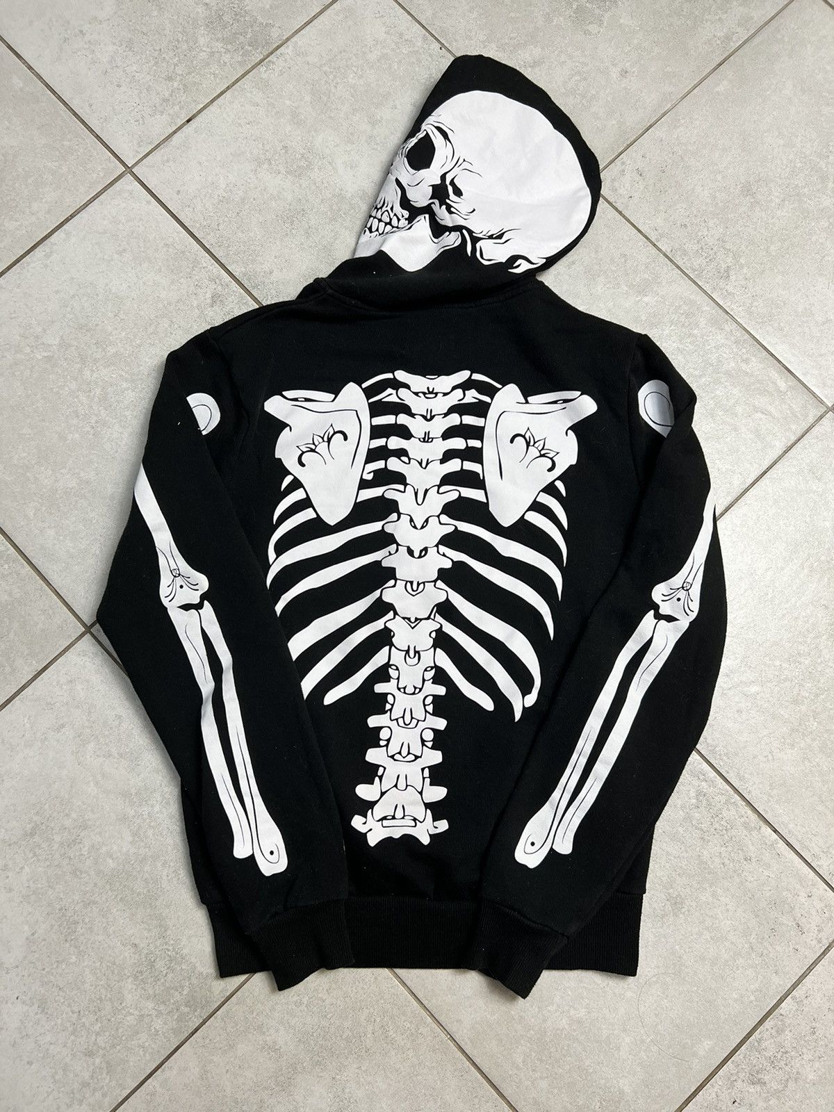 Other Rare Avant Garde Skeleton Hoodie Hype Streetwear Size US S / EU 44-46 / 1 - 2 Thumbnail