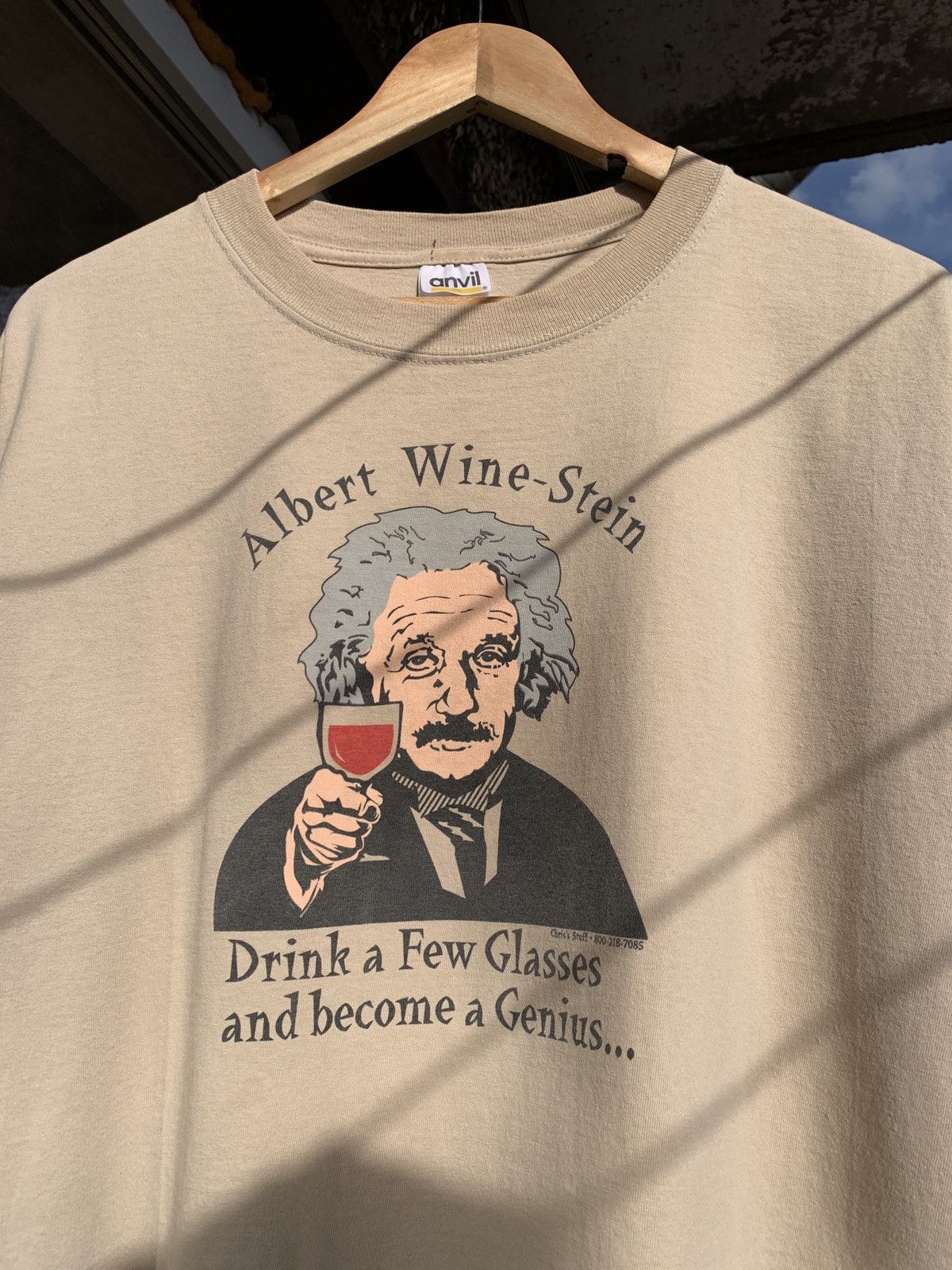 Vintage Vintage Albert Wine Stein Humor T-Shirt Size US XL / EU 56 / 4 - 1 Thumbnail