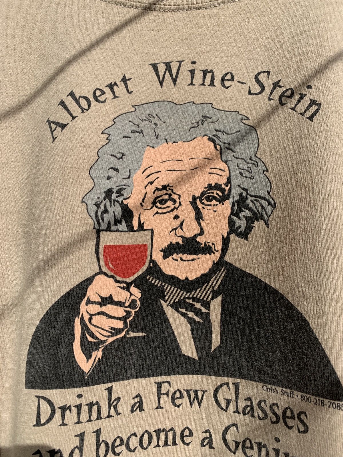 Vintage Vintage Albert Wine Stein Humor T-Shirt Size US XL / EU 56 / 4 - 6 Thumbnail