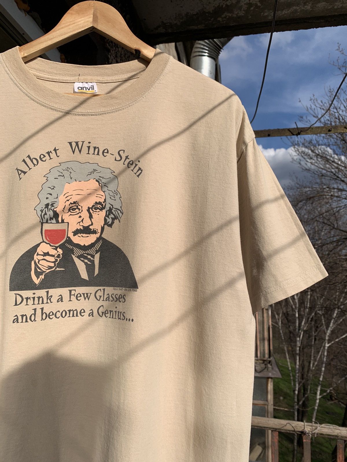 Vintage Vintage Albert Wine Stein Humor T-Shirt Size US XL / EU 56 / 4 - 4 Thumbnail