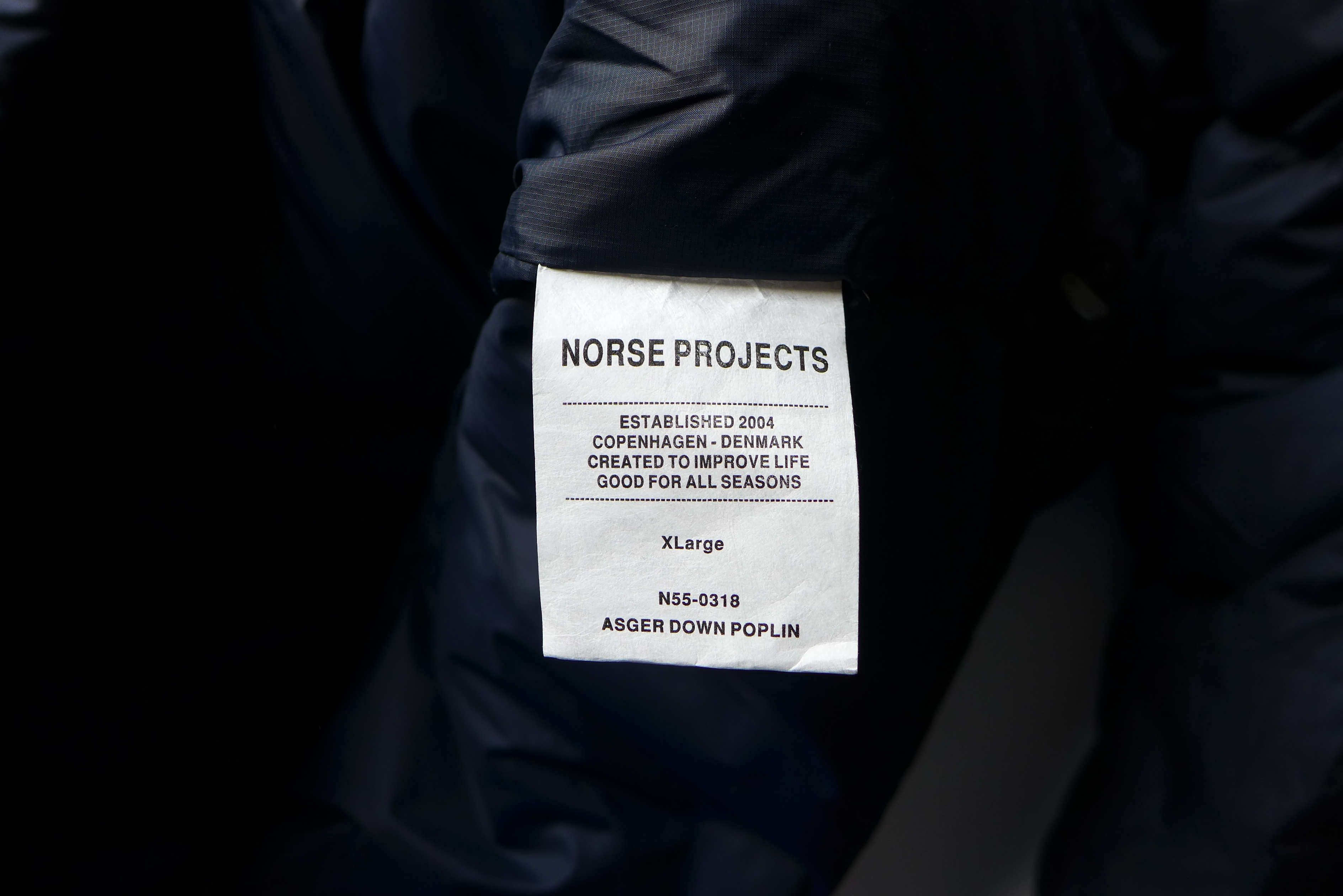 Norse Projects Norse Projects Asger Down Poplin Jacket -- Dark Navy Size US XL / EU 56 / 4 - 12 Thumbnail