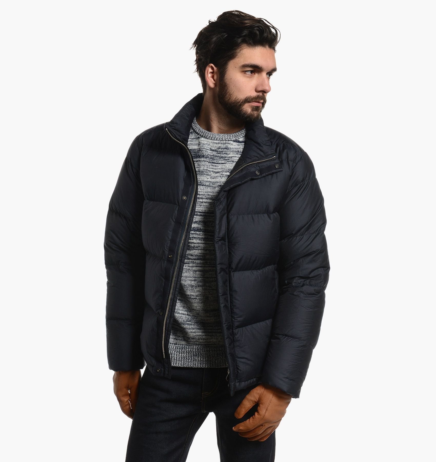 Norse Projects Norse Projects Asger Down Poplin Jacket -- Dark Navy Size US XL / EU 56 / 4 - 13 Thumbnail