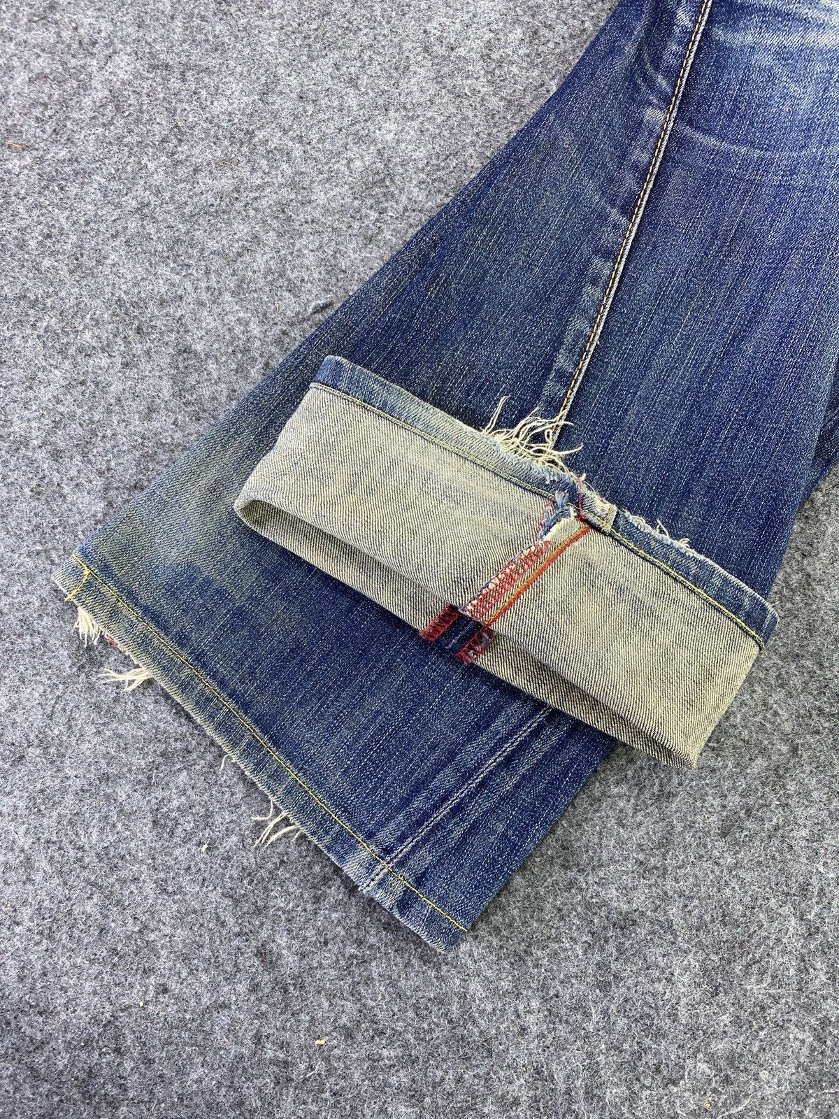 Edwin Edwin Blue Trip Buckle Back Flare Denim - J786 Size US 34 / EU 50 - 6 Thumbnail