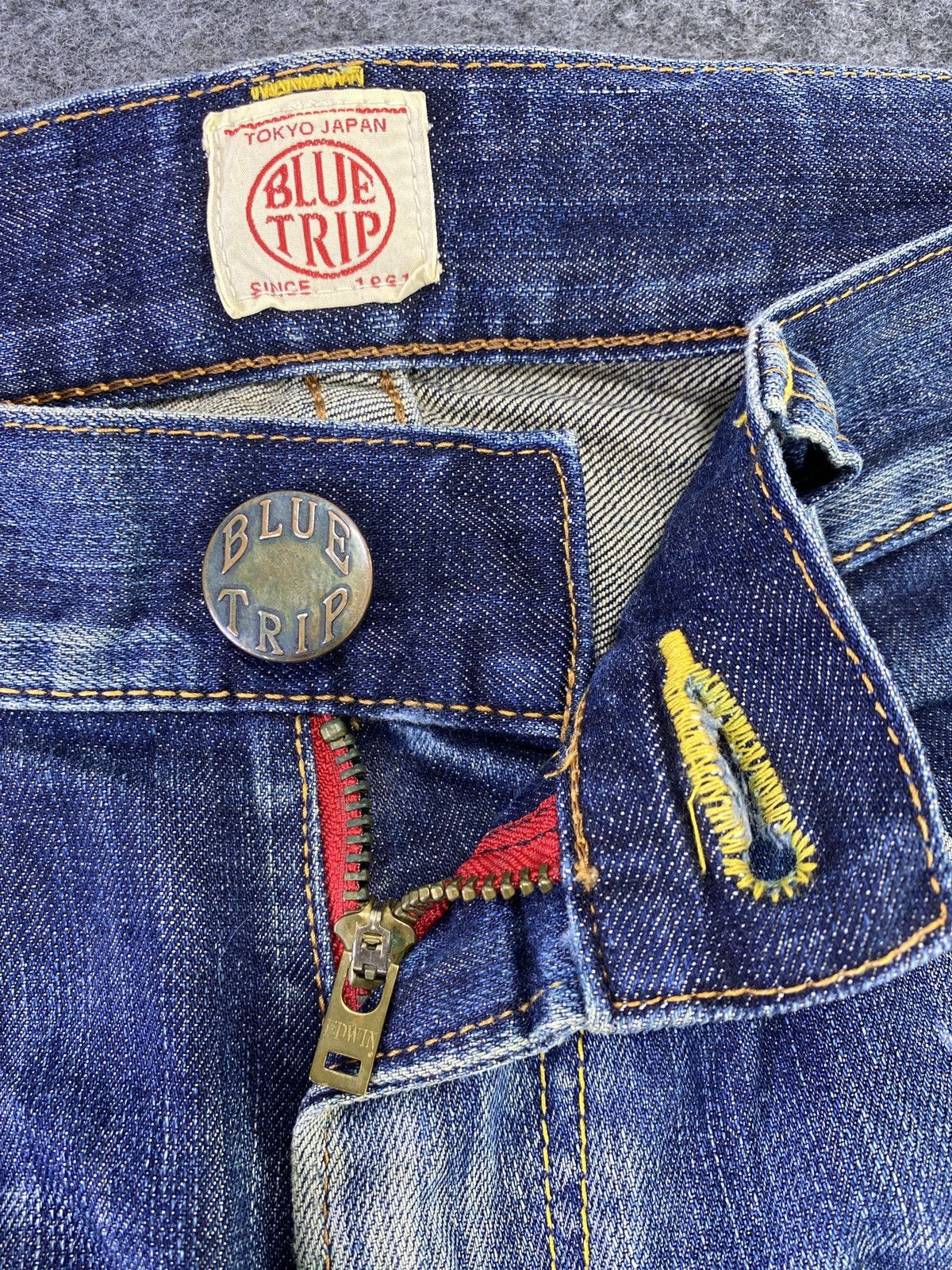 Edwin Edwin Blue Trip Buckle Back Flare Denim - J786 Size US 34 / EU 50 - 3 Thumbnail