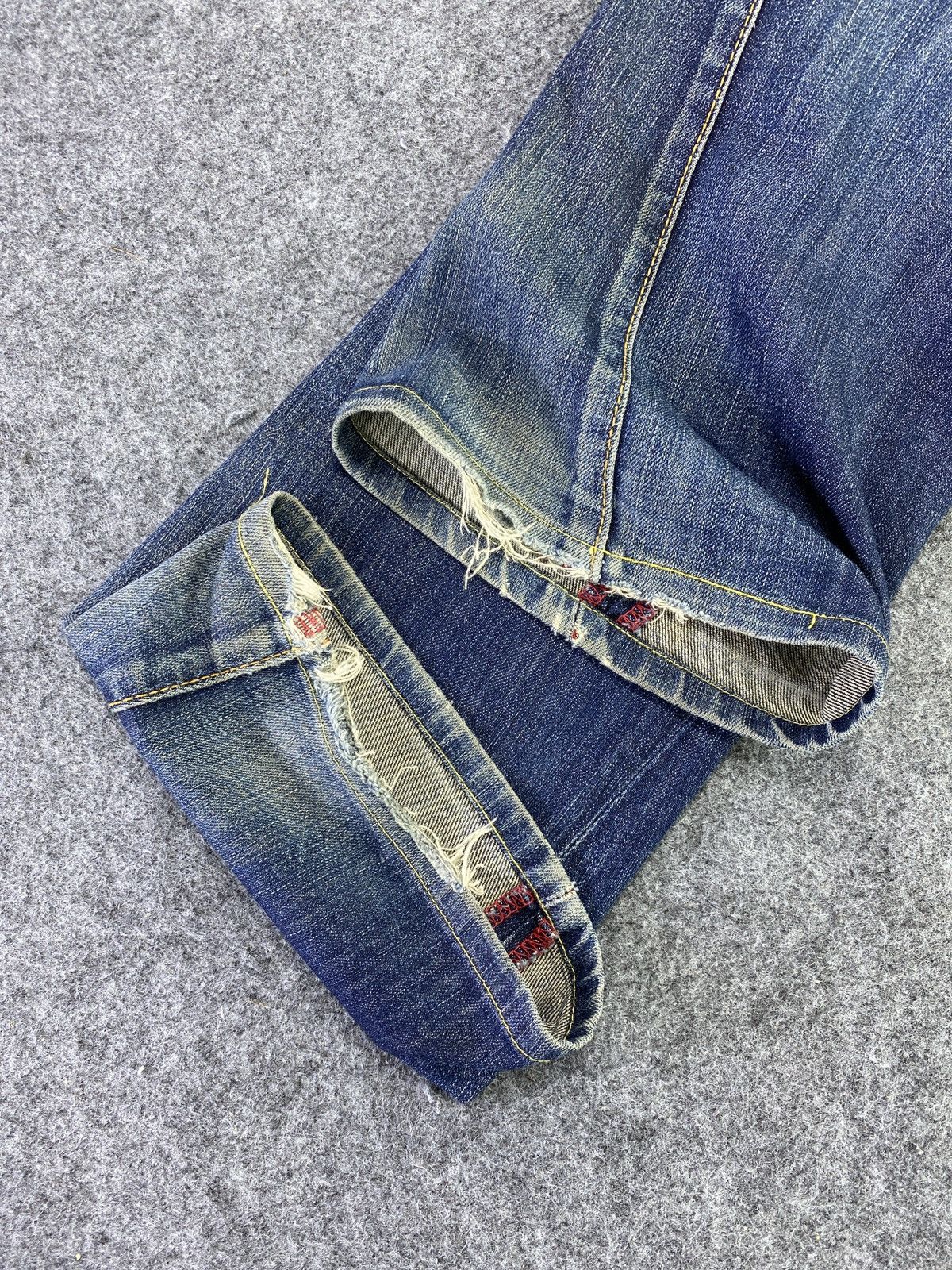 Edwin Edwin Blue Trip Buckle Back Flare Denim - J786 Size US 34 / EU 50 - 7 Thumbnail