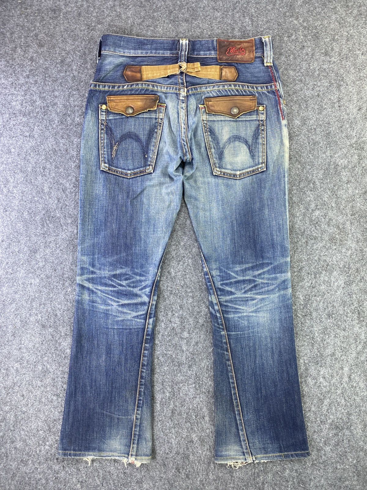 Edwin Edwin Blue Trip Buckle Back Flare Denim - J786 Size US 34 / EU 50 - 2 Thumbnail