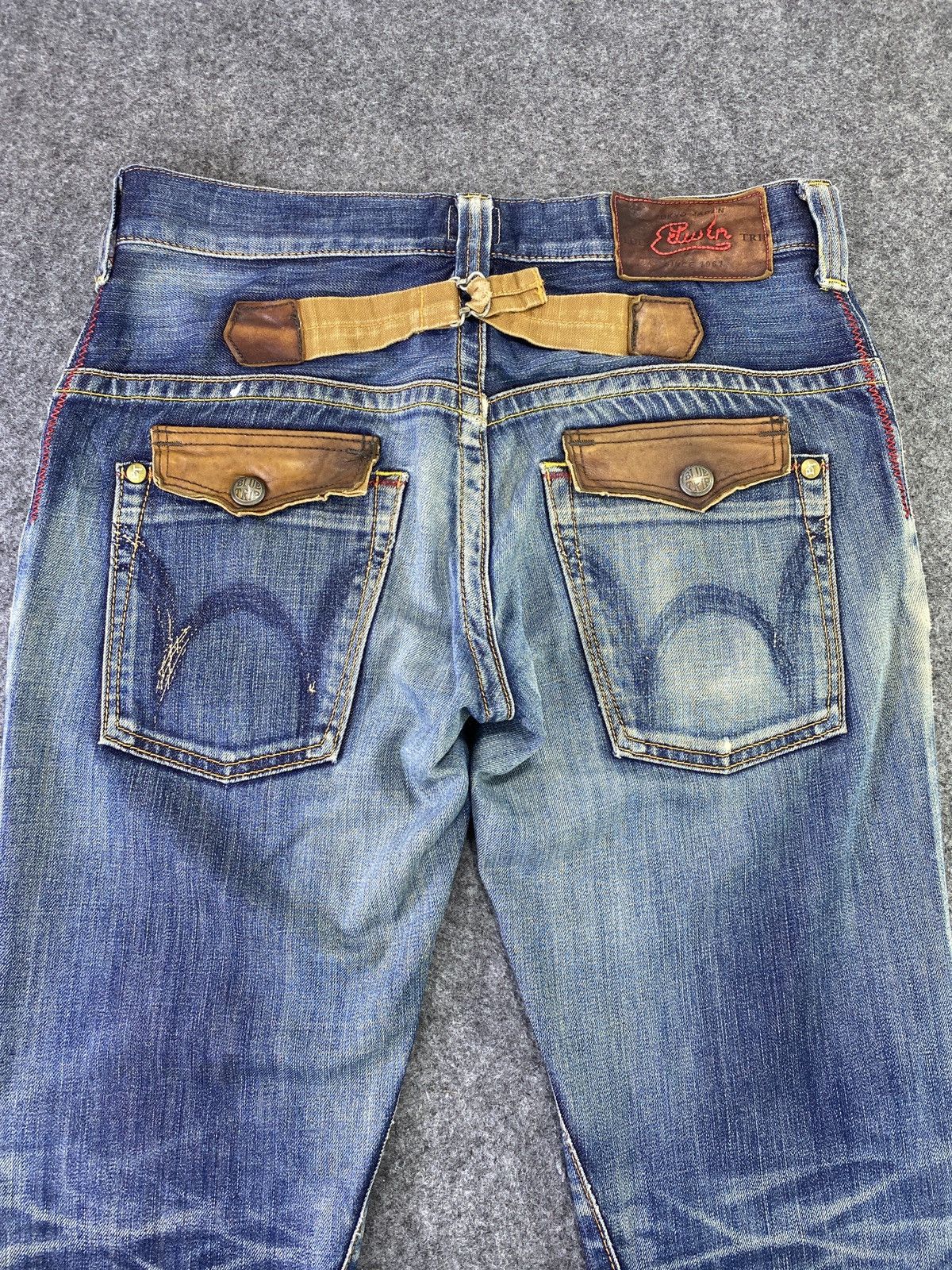 Edwin Edwin Blue Trip Buckle Back Flare Denim - J786 Size US 34 / EU 50 - 10 Thumbnail
