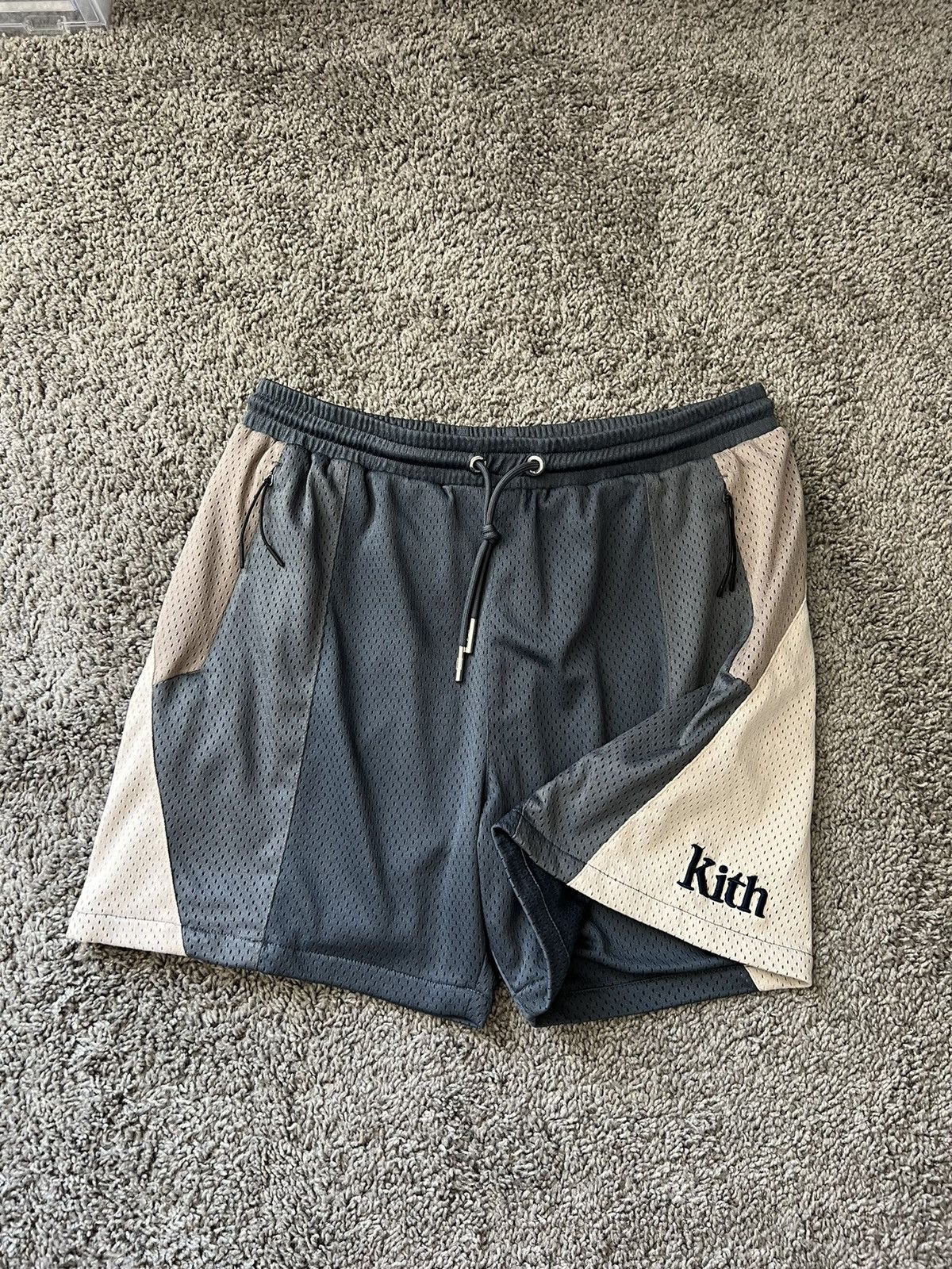 Kith Kith Tri-Color Mesh Short | Grailed