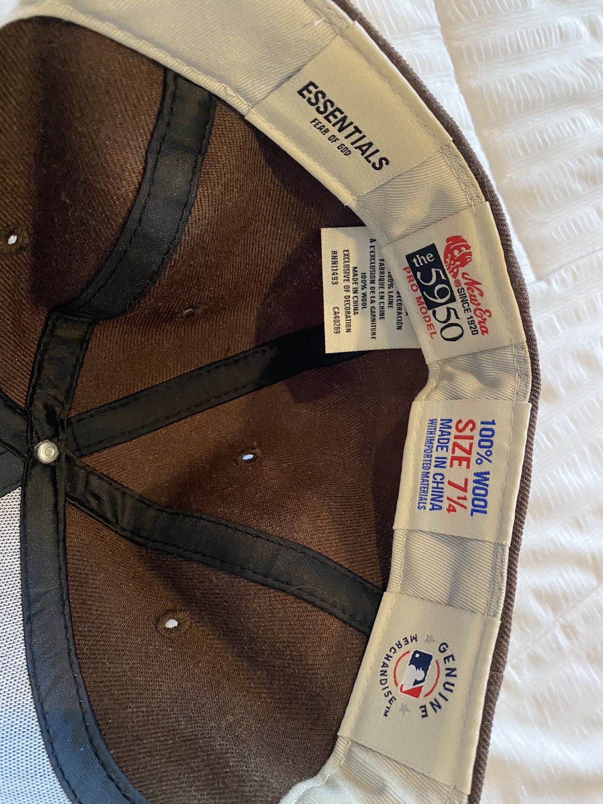 Fear of God × New Era × Streetwear New Era x Fear of God essentials cap ...