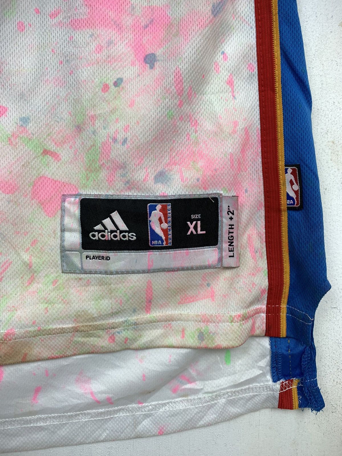 Adidas × NBA Kevin Durant Thunder Jersey Custom Paint Dayglow 2012 Size US XL / EU 56 / 4 - 4 Thumbnail