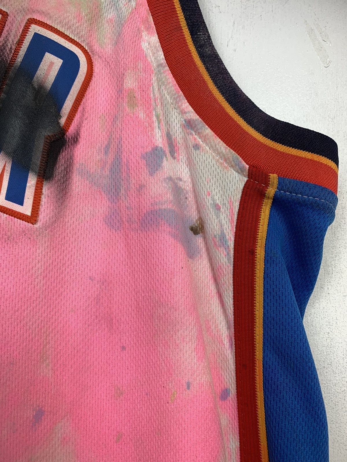 Adidas × NBA Kevin Durant Thunder Jersey Custom Paint Dayglow 2012 Size US XL / EU 56 / 4 - 6 Thumbnail