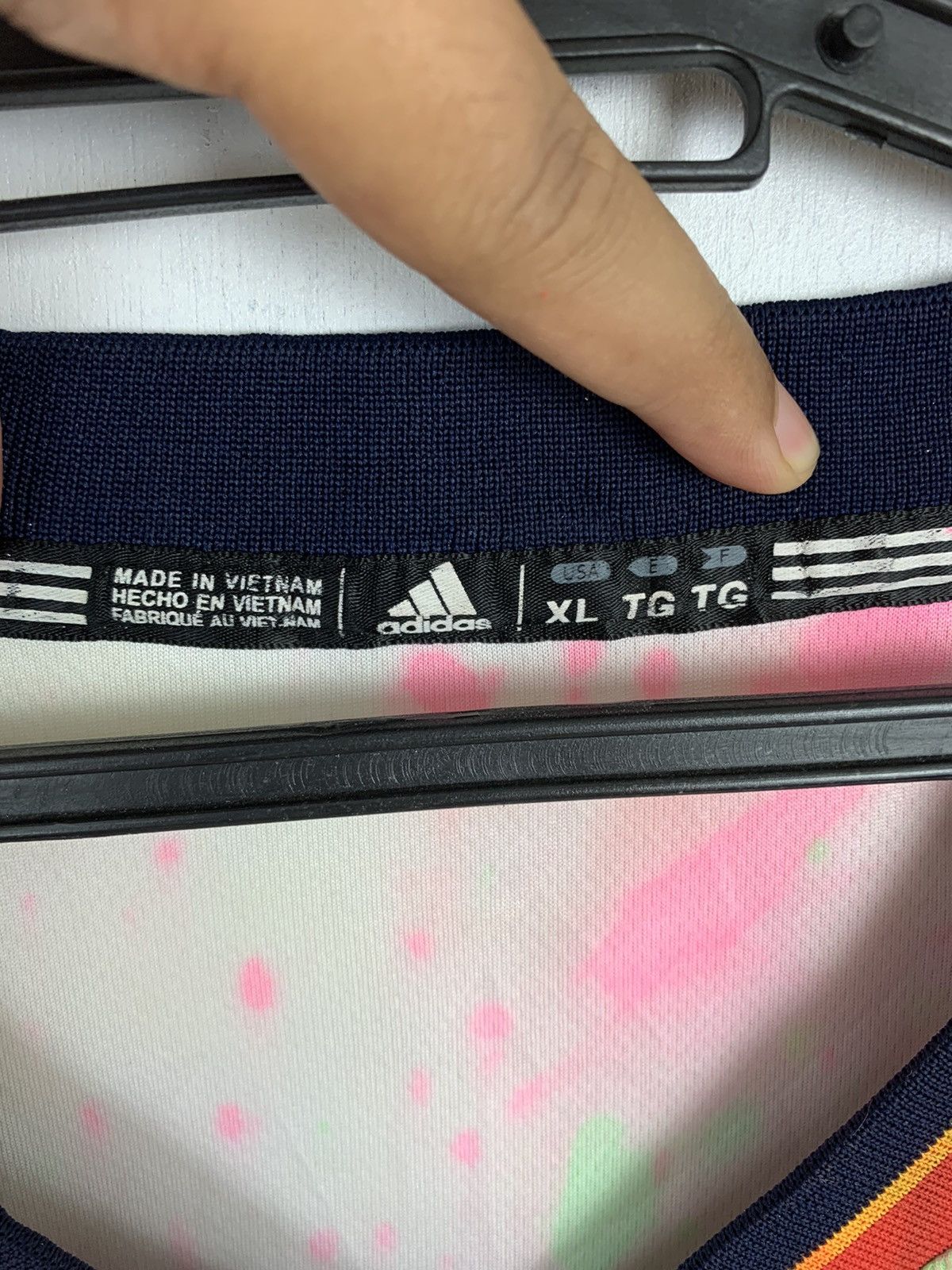 Adidas × NBA Kevin Durant Thunder Jersey Custom Paint Dayglow 2012 Size US XL / EU 56 / 4 - 9 Thumbnail
