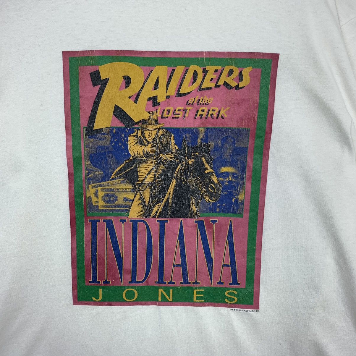 Vintage Raiders Of The Lost Ark Indiana Jones Tshirt
