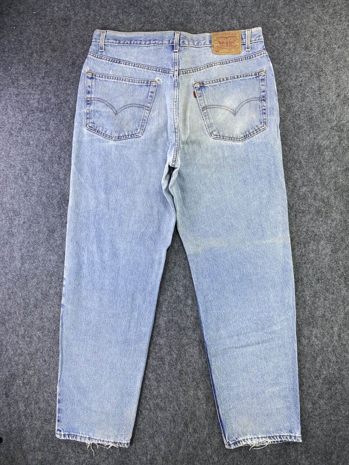 Levi's Vintage Levis 550 Distressed Jeans - J788 Size US 38 / EU 54 - 2 Thumbnail