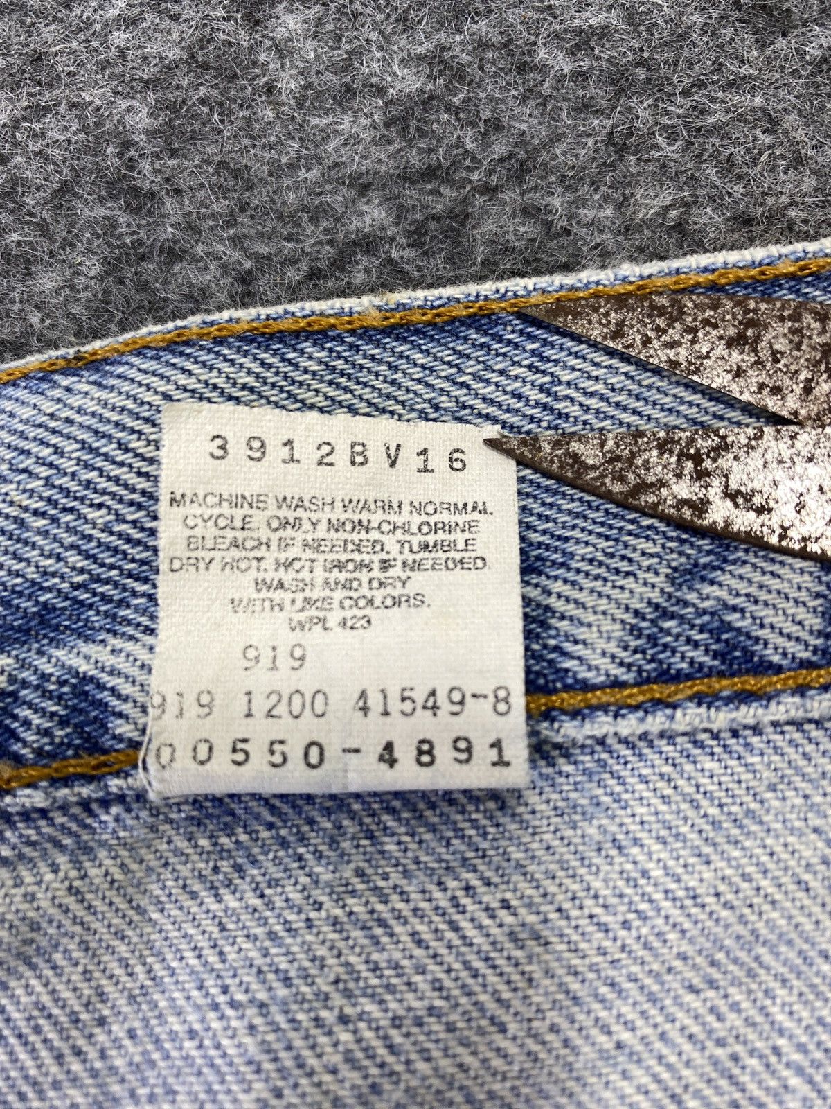 Levi's Vintage Levis 550 Distressed Jeans - J788 Size US 38 / EU 54 - 6 Thumbnail