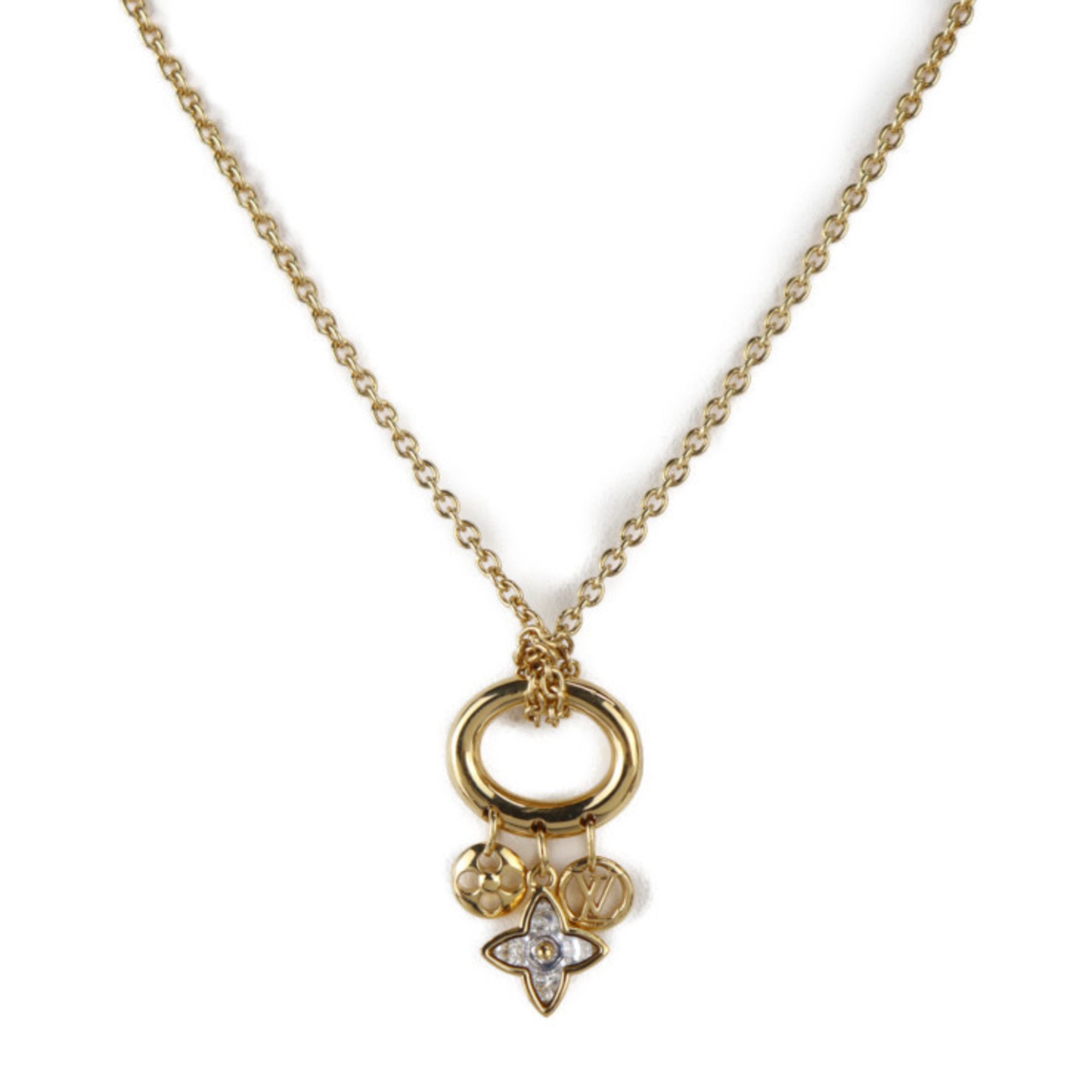 Louis Vuitton Blooming Strass Necklace - Gold-Tone Metal