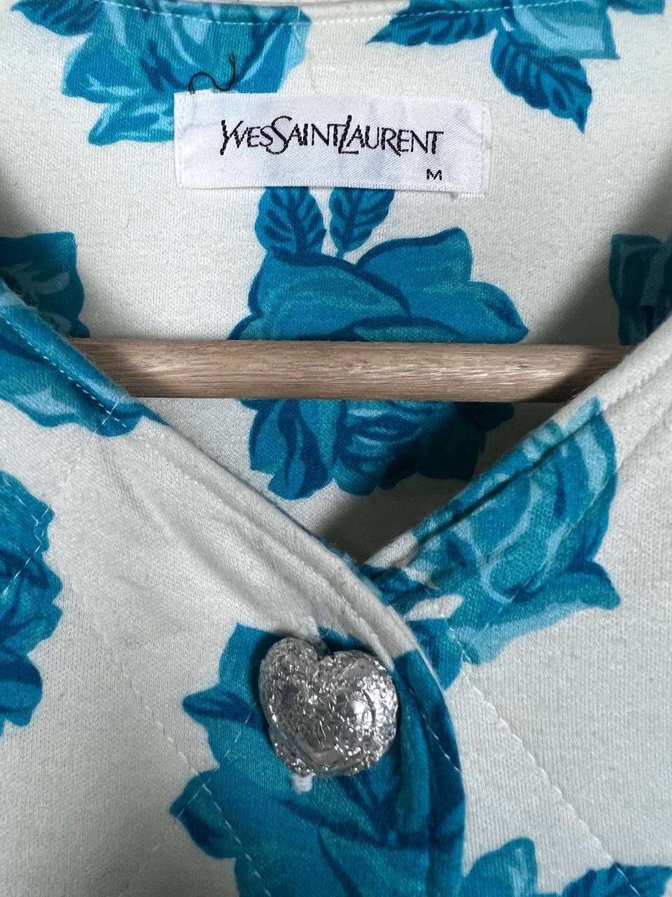 Yves Saint Laurent Vintage YvesSaintLaurent Floral Rose quilted coat Size M / US 6-8 / IT 42-44 - 7 Thumbnail