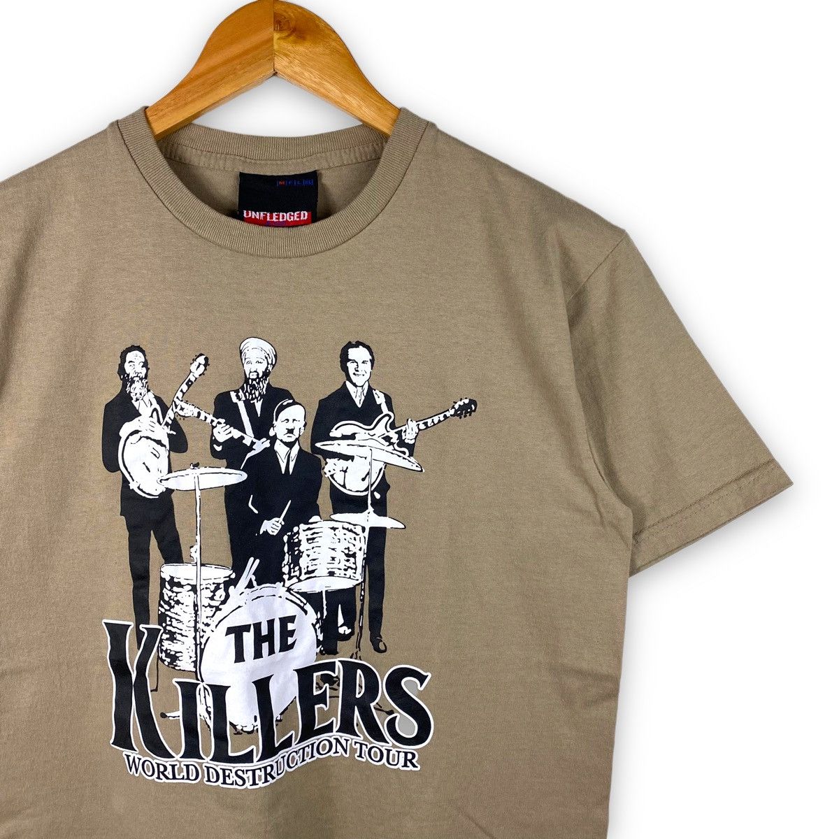 Vintage THE KILLERS BAND T SHIRT WORLD DESTRUCTION TOUR Grailed