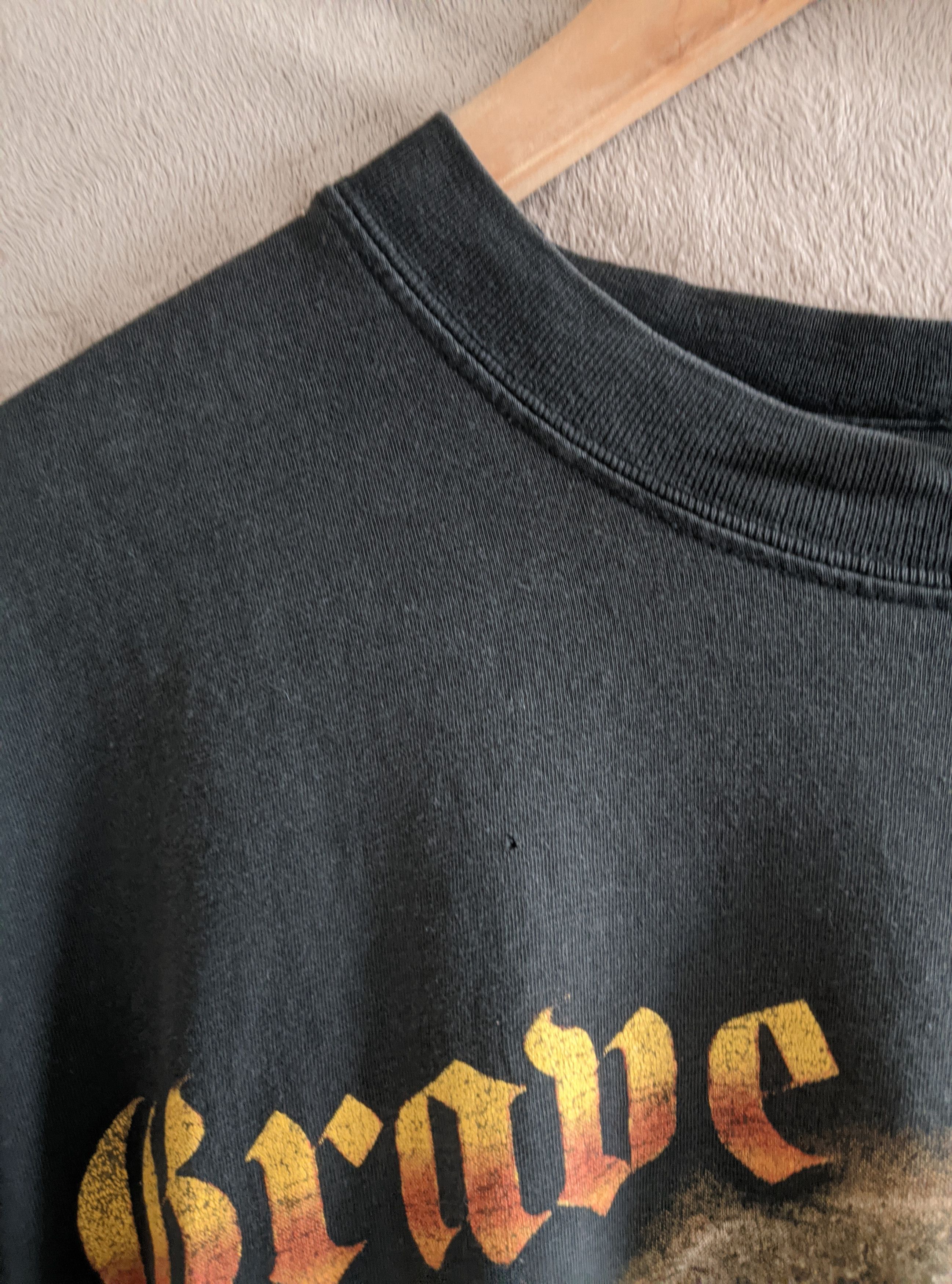 Band Tees × Vintage vintage 1998 grave digger knigths of the cross t shirt Size US XL / EU 56 / 4 - 6 Thumbnail