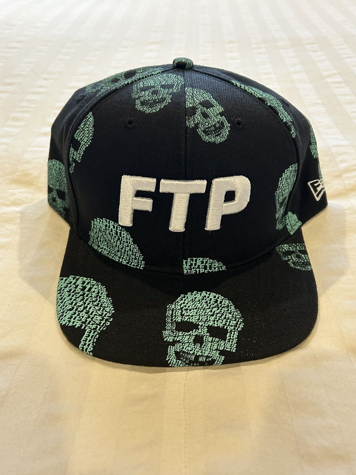 Fuck The Population FTP Skull Fitted Hat size 7 3/4 | Grailed