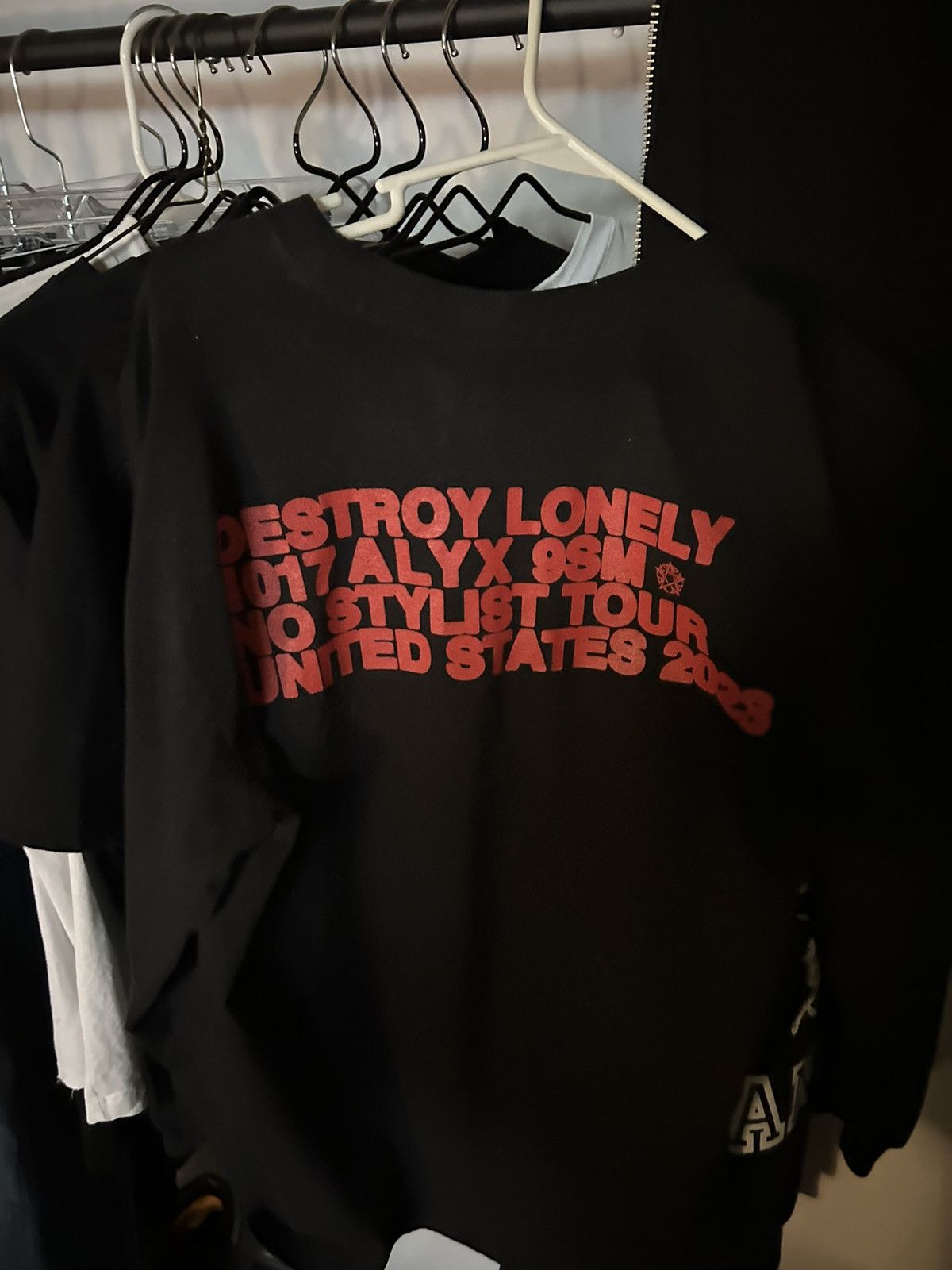destroy lonely NOSTYLIS tour ロンT Destroy Lonely No Stylist Tour Merch Long Sleeve Rave Lose