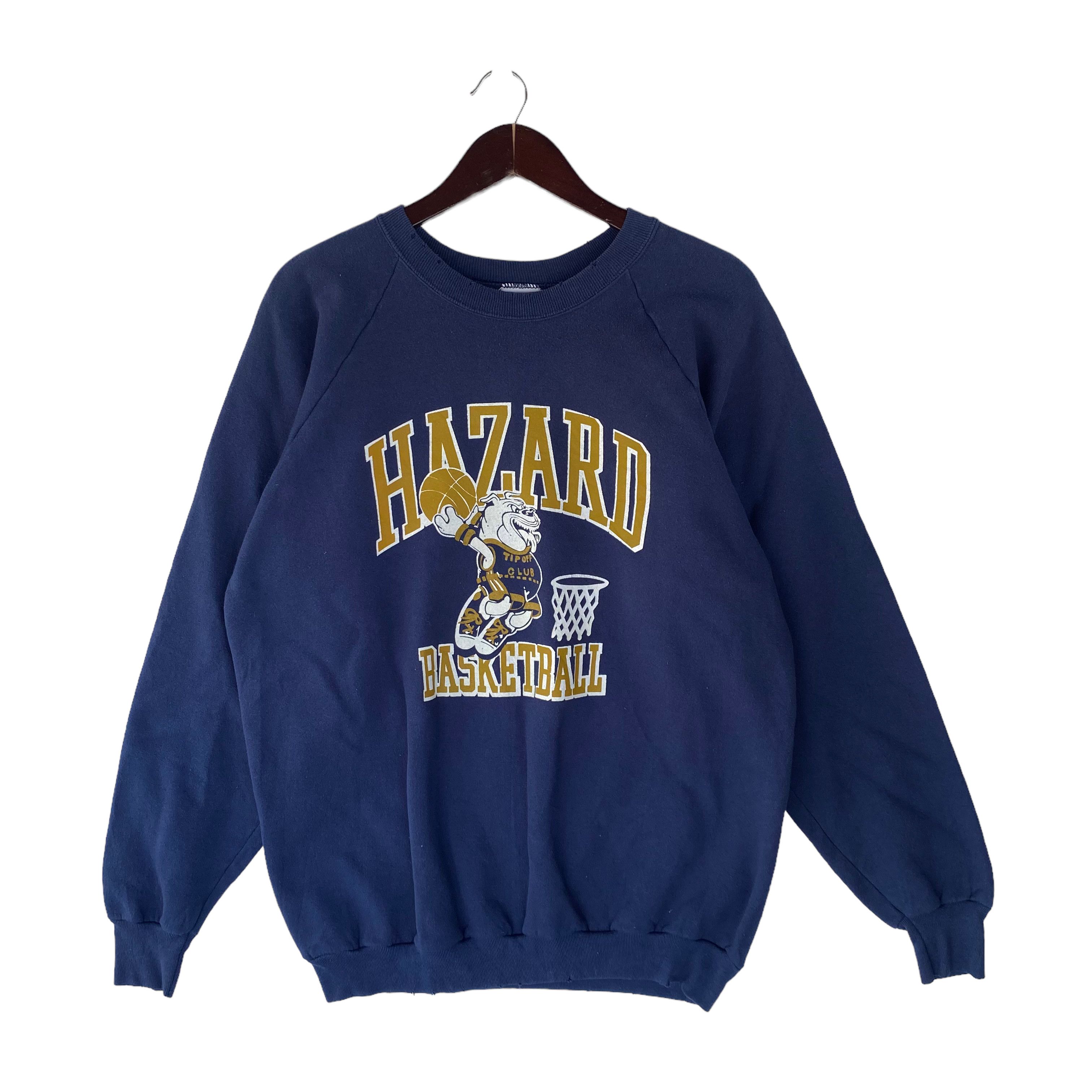 Fruit Of The Loom VINTAGE HAZARD BASKETBALL USA sports sweatshirt Size US XL / EU 56 / 4 - 1 Thumbnail