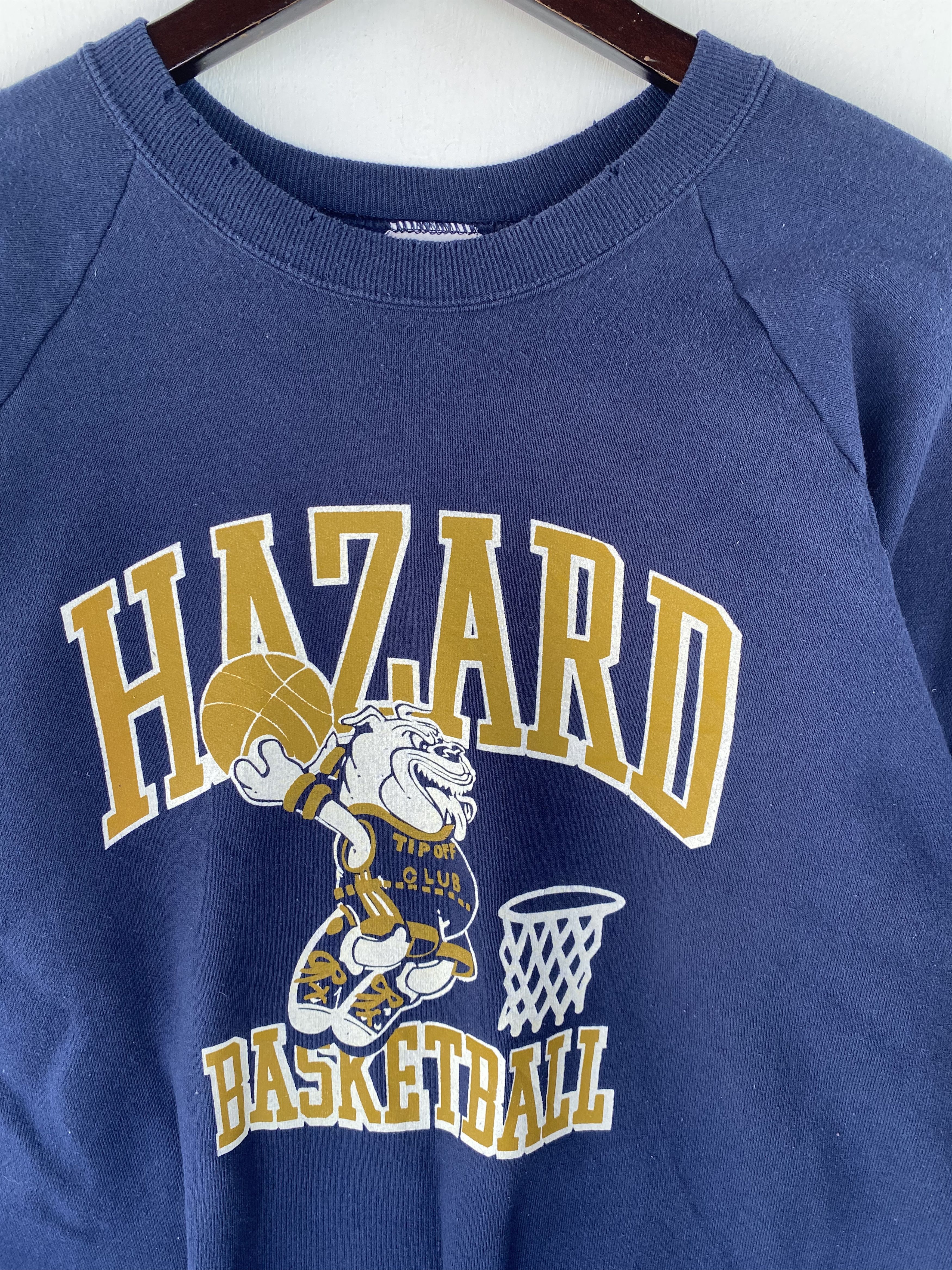 Fruit Of The Loom VINTAGE HAZARD BASKETBALL USA sports sweatshirt Size US XL / EU 56 / 4 - 3 Thumbnail
