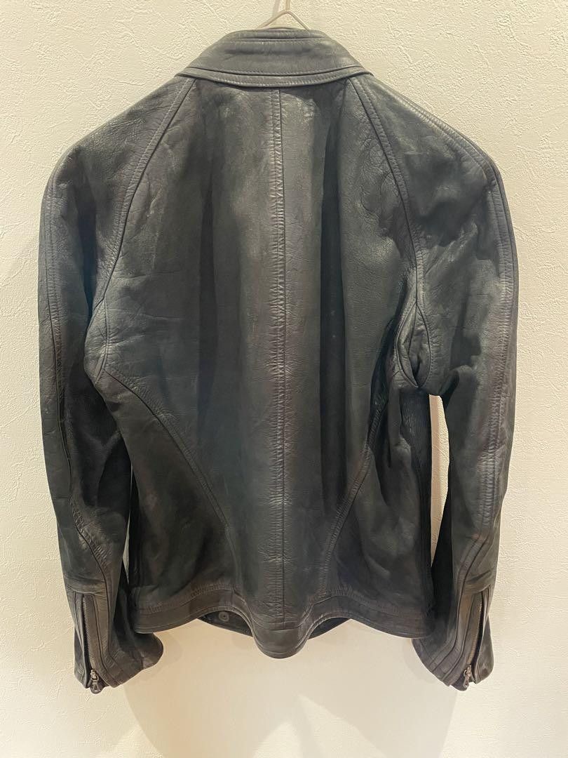 Julius Goth_ik; era Julius x Gordini Waxed Leather Moto Rider