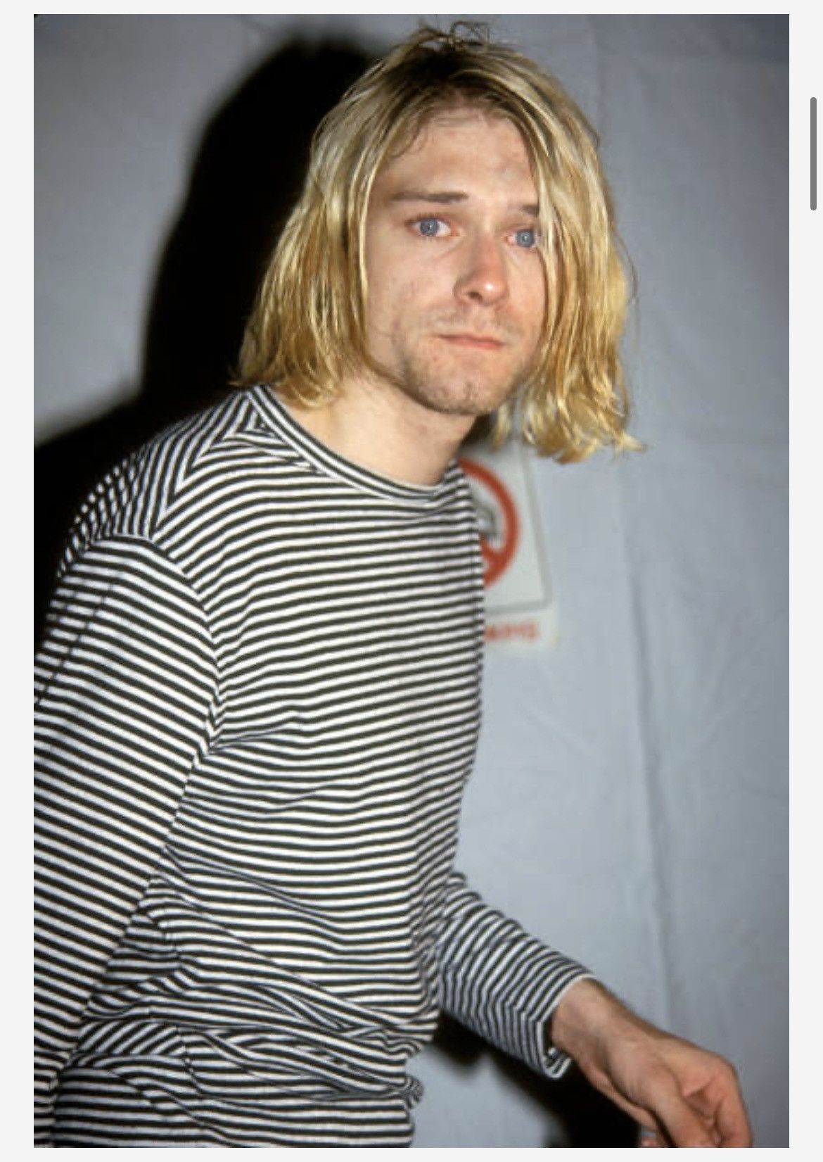 Nautica × Vintage Vintage Kurt Cobain Style Nautica Marine Denim Striped Shirt Size US L / EU 52-54 / 3 - 5 Thumbnail