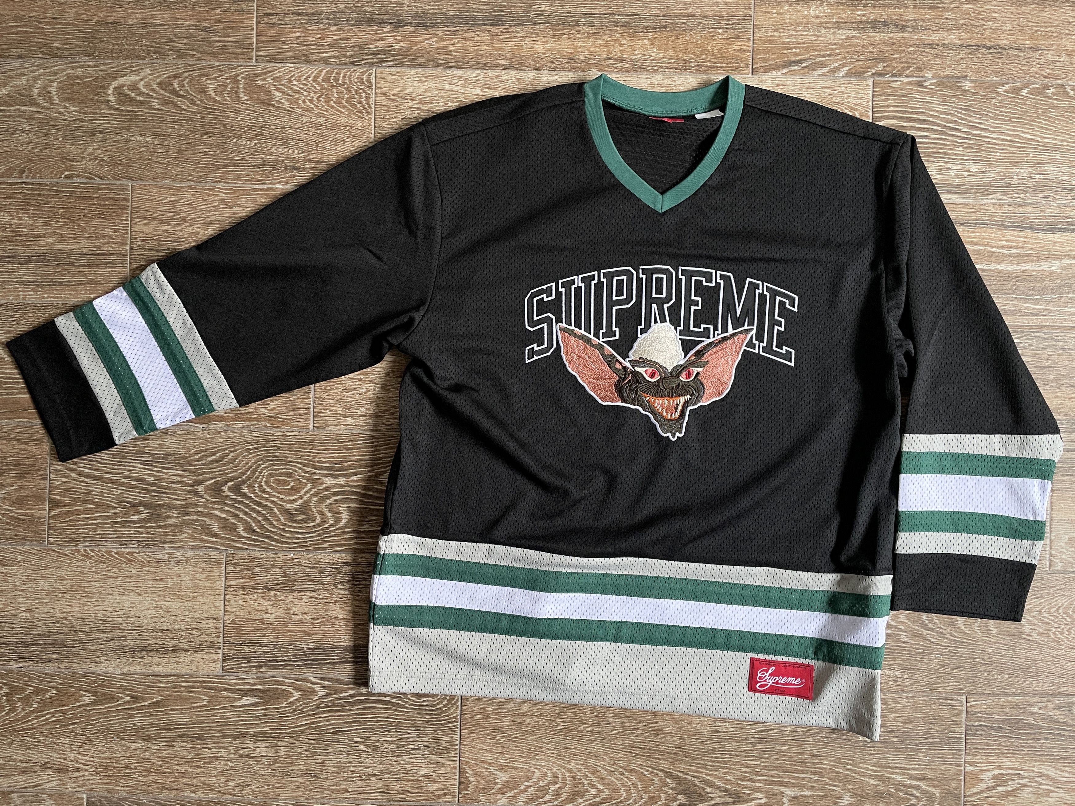 Supreme Gremlins Hockey Jersey Black for Men