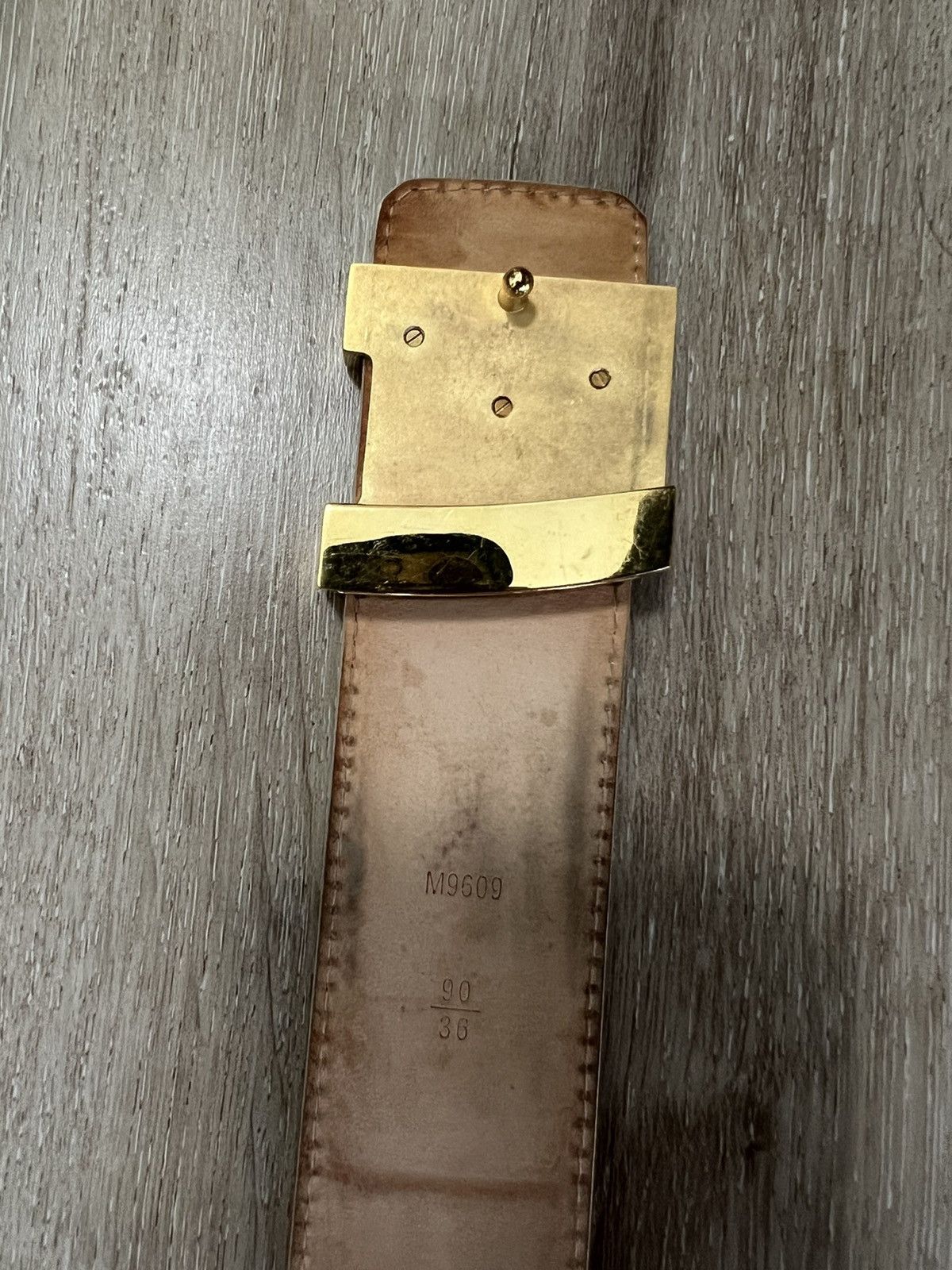 Louis Vuitton Louis Vuitton Damier Azur Initial Belt Size 36 - 6 Thumbnail