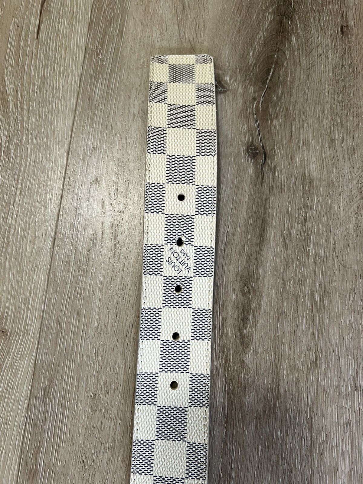 Louis Vuitton Louis Vuitton Damier Azur Initial Belt Size 36 - 3 Thumbnail