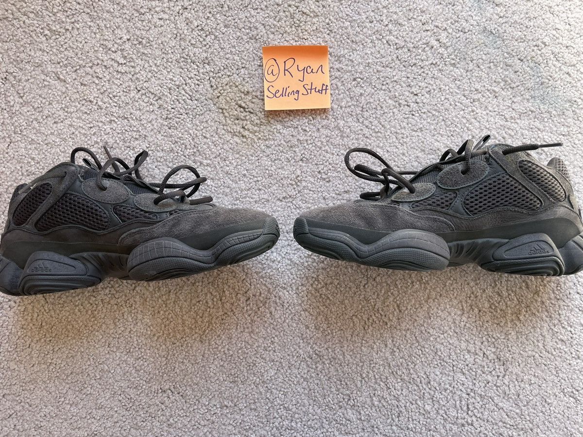 Adidas × Kanye West Yeezy 500 Utility Black Size US 10.5 / EU 43-44 - 5 Thumbnail
