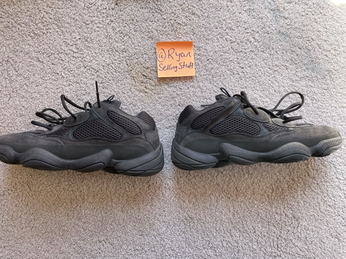 Adidas × Kanye West Yeezy 500 Utility Black Size US 10.5 / EU 43-44 - 4 Thumbnail
