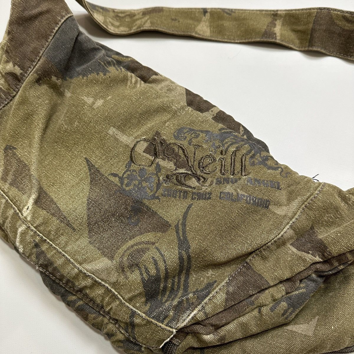 Japanese Brand O’Neil Vintage Beige cargo Crossbody Bag Size ONE SIZE - 6 Thumbnail