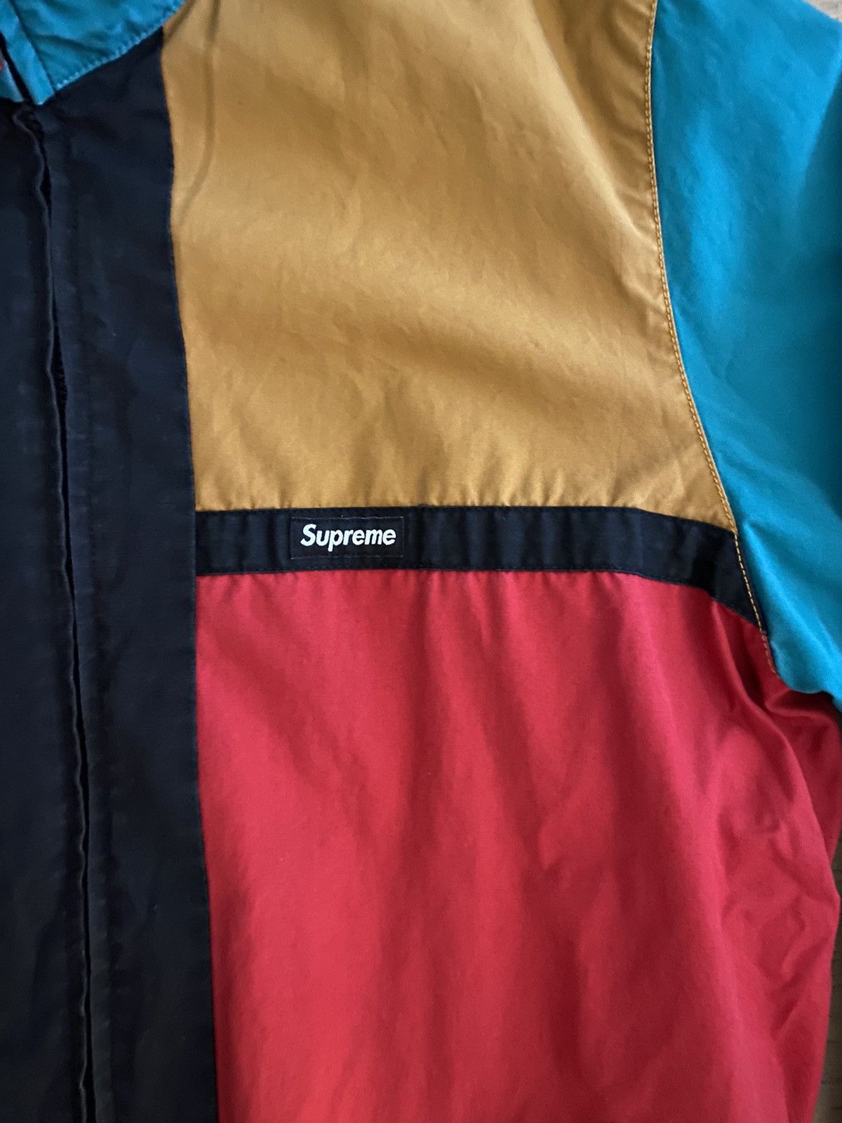 Supreme Mondrian color-block twill track jacket M