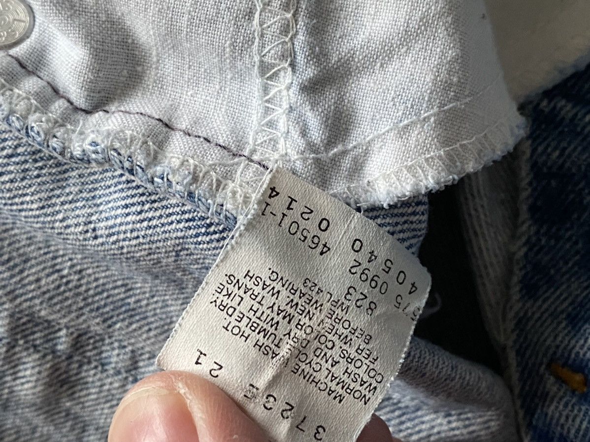 Levi's Vintage 1992 Levi’s Brown Tabs Light Blue Denim Jeans Baggy Size US 35 - 13 Thumbnail