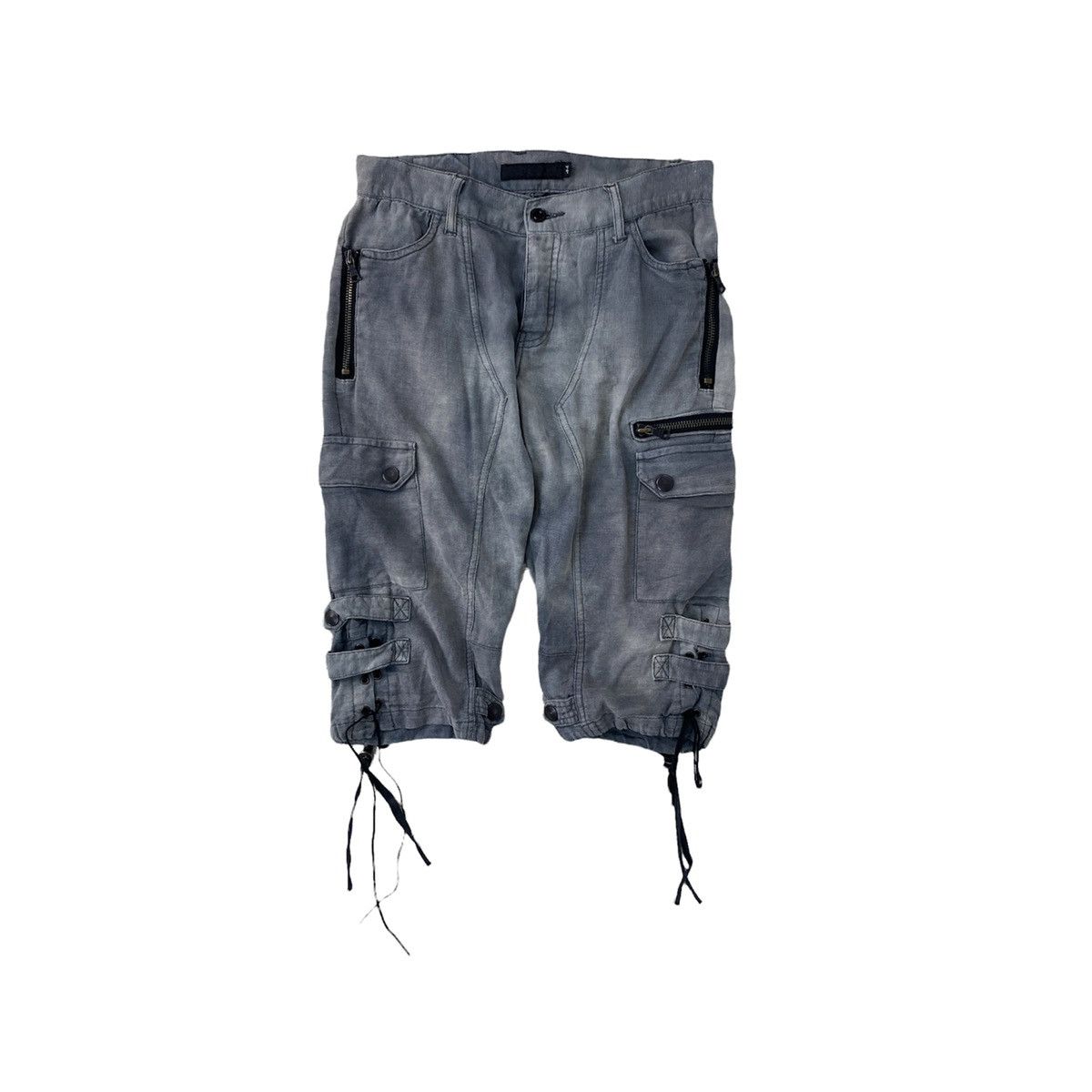 Japanese Brand Tactical Multipocket Denim Cargo Short Pants Size US 44 / EU 60 - 1 Thumbnail