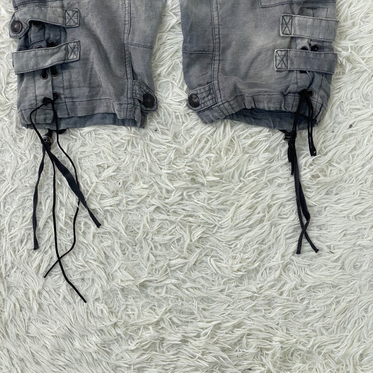 Japanese Brand Tactical Multipocket Denim Cargo Short Pants Size US 44 / EU 60 - 5 Thumbnail