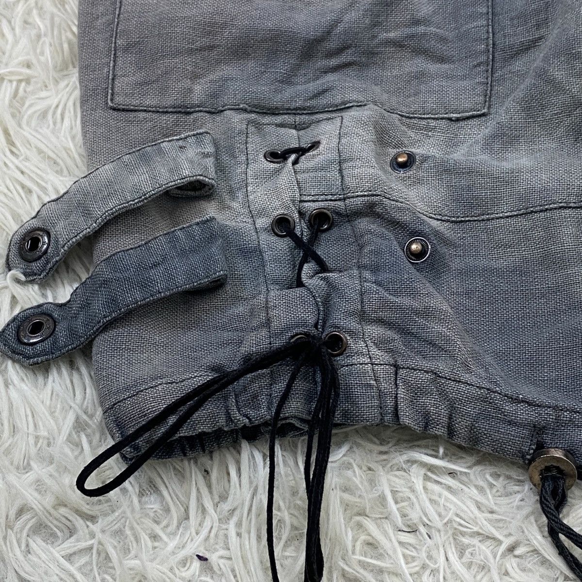Japanese Brand Tactical Multipocket Denim Cargo Short Pants Size US 44 / EU 60 - 13 Thumbnail